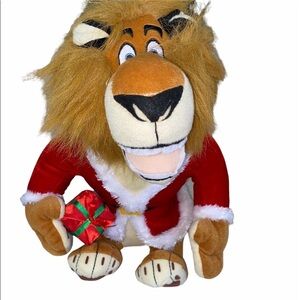 DreamWorks Merry Madagascar Christmas lion plush